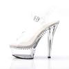 Pleaser - KISS208LS Sandale à bride à la cheville, Pole dance chaussures - Chaussures de pole dance - Noir Product image